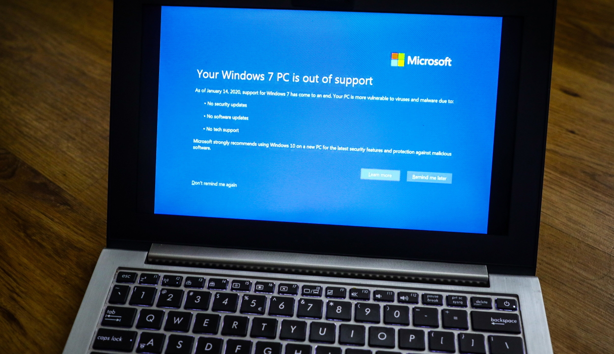 Az FBI szerint veszélyben van, aki még mindig Windows 7-et használ